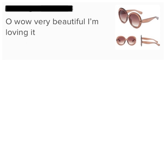 Oversized Round Sunglasses in Black & Yellow - Picture 7 of 7